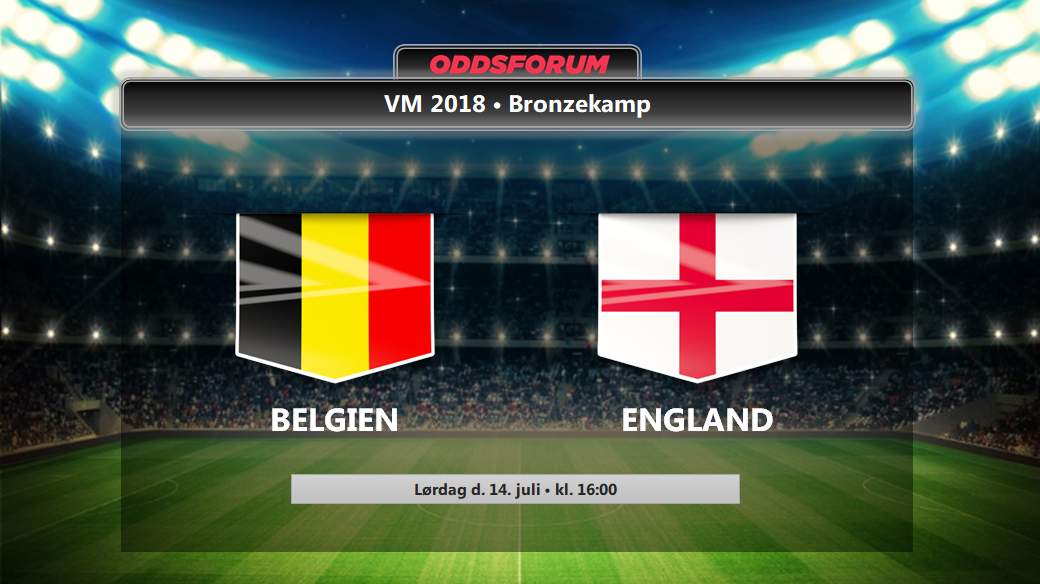 Belgien - England odds: Se startopstillinger og live stream VM 2018 Bronzekampen