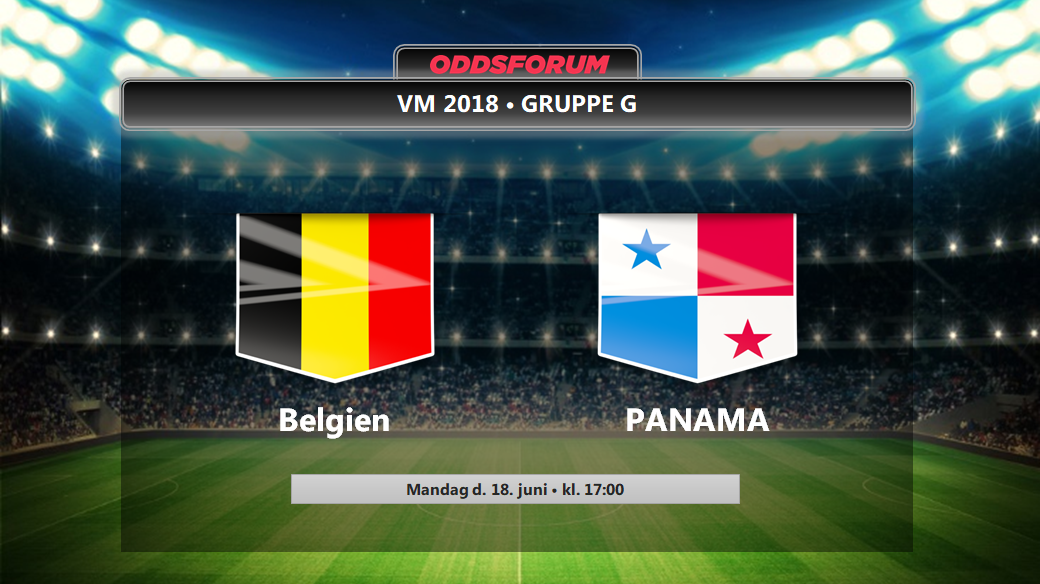 Belgien - Panama odds: Optakt, startopstillinger og livestream