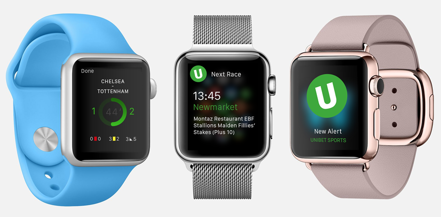 Unibet lancerer app til Apple Watch