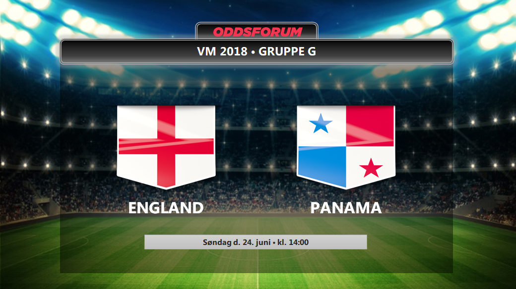 England - Panama odds: VM 2018 optakt med oddsforslag, startopstillinger og livestream