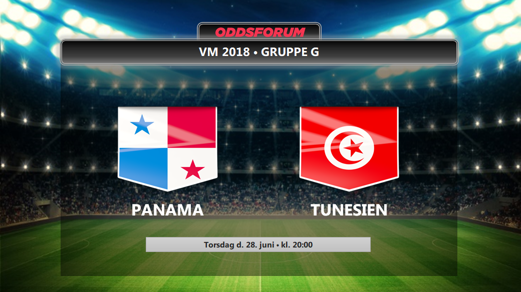 Panama - Tunesien: Se odds, startopstillinger og live stream kampen gratis på nettet