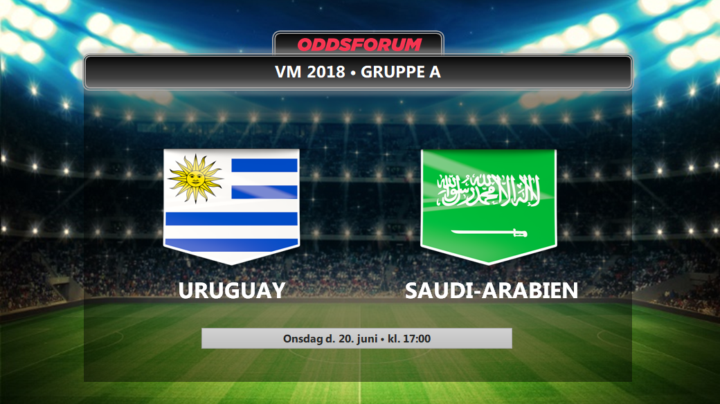Uruguay - Saudi-Arabien odds: Læs optakt med startopstillinger og livestream info