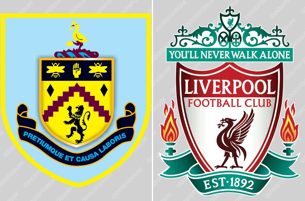 Burnley FC vs Liverpool FC logo