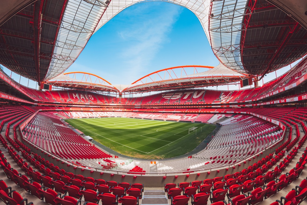 Estadio da Luz i Lissabon er hjemmebane for Benfica
