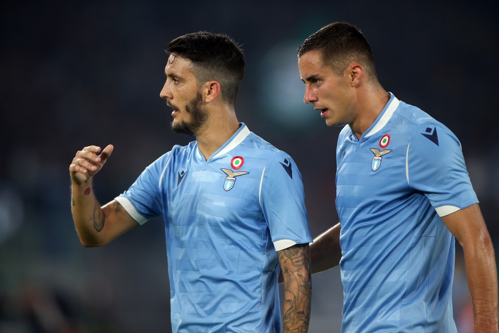 Luis Alberto og Adam Marusic for Lazio i Serie A