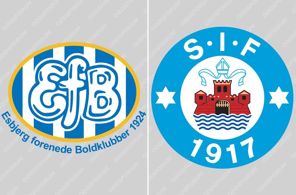 Esbjerg fB vs Silkeborg IF logo
