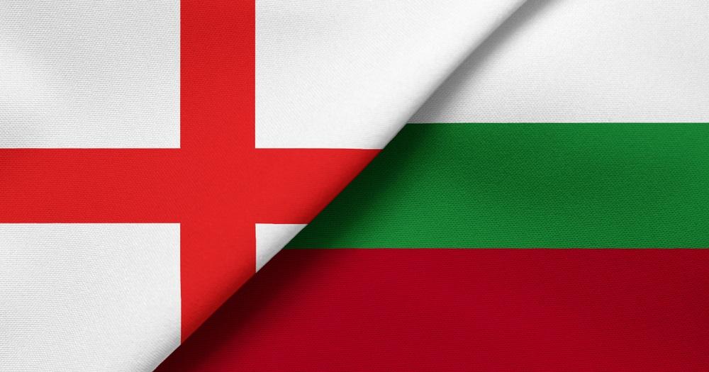 England vs Bulgaria flag