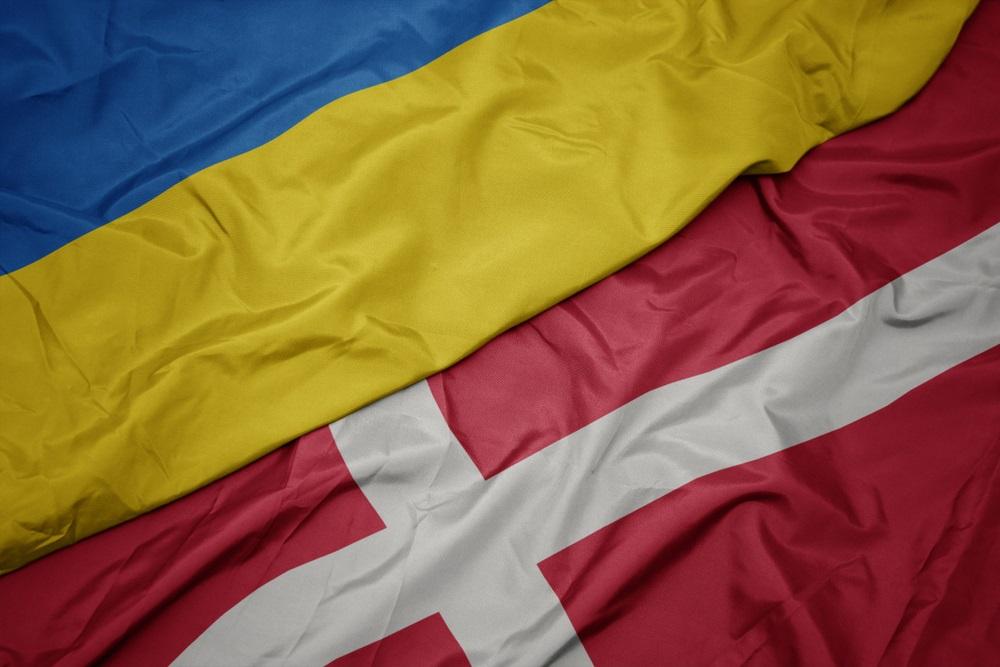 Ukraine - Danmark flag
