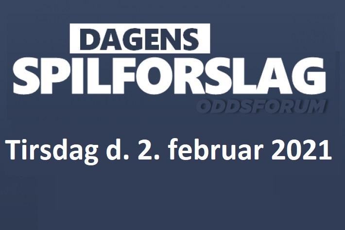 Tirsdag d. 2. februar 2021