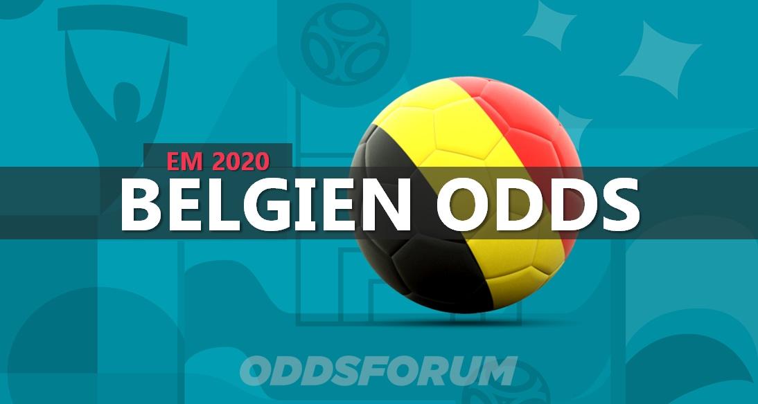 Belgiens odds ved EM 2020 i fodbold