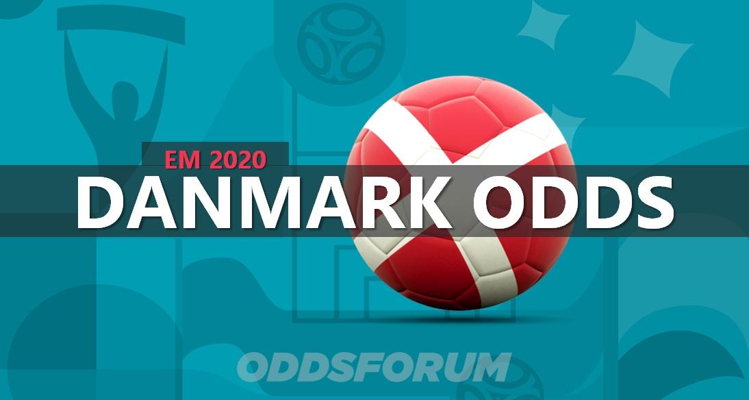 Danmark odds ved EM 2020 i fodbold