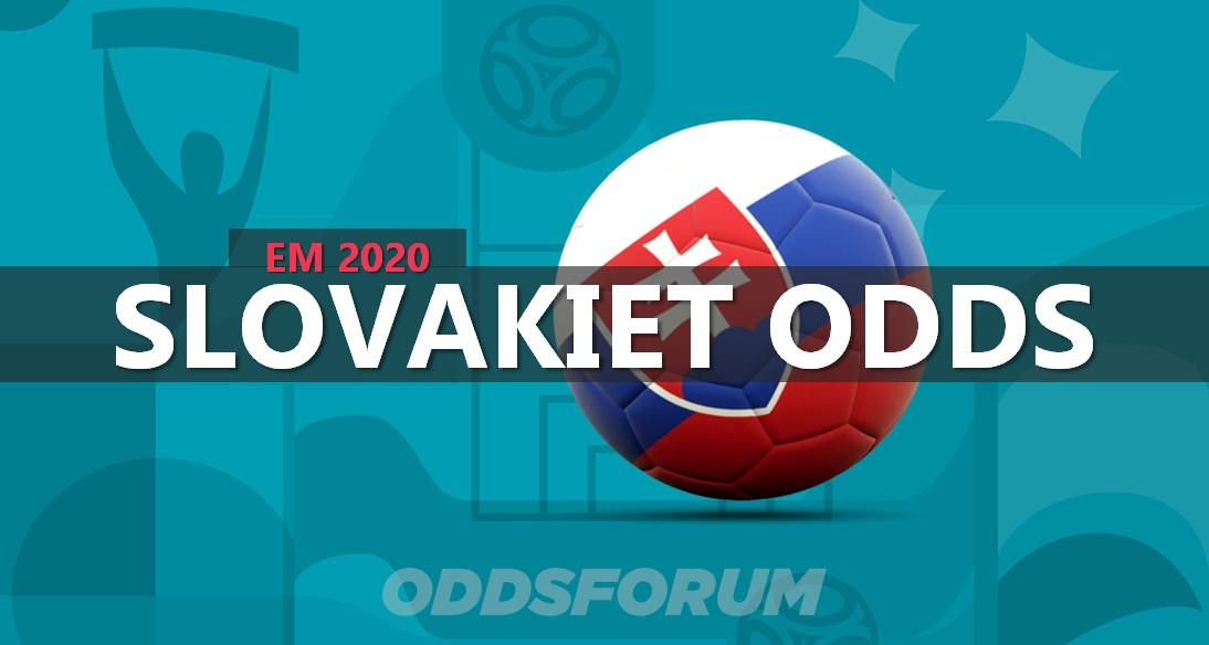 Slovakiets odds ved EM 2020 i fodbold