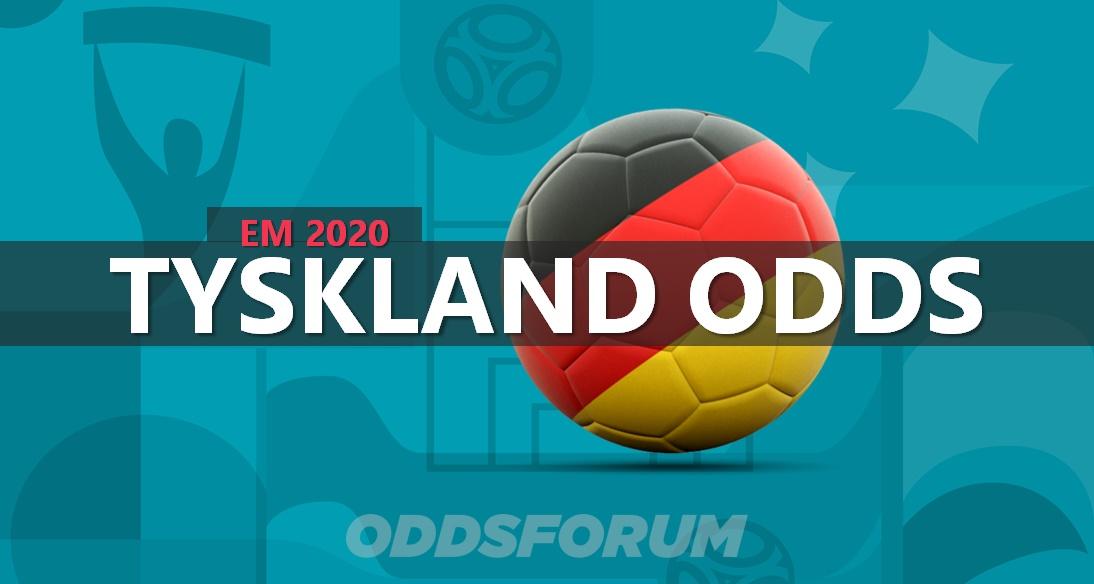 Tyskland odds ved EM 2020 i fodbold