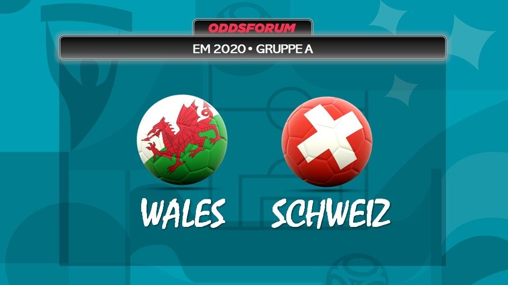 Wales Vs Schweiz Optakt Gruppe A Kamp Ved Em 2020 I Fodbold