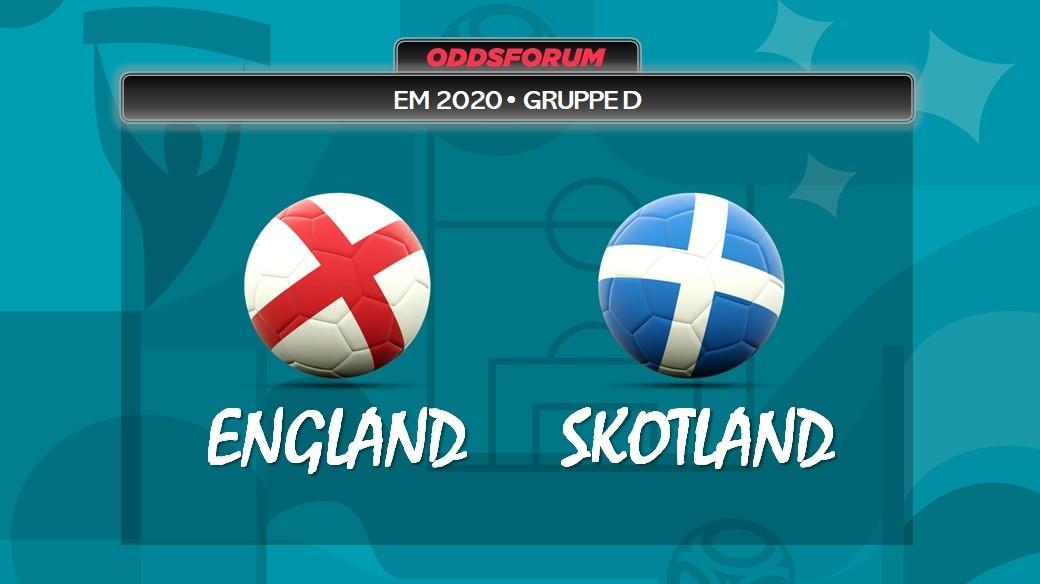 England vs Skotland ved EM 2020 i fodbold