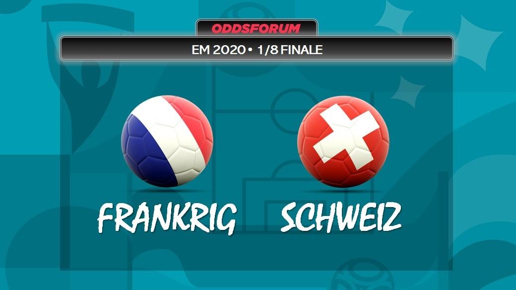 Frankrig vs Schweiz ved EM 2020 i fodbold