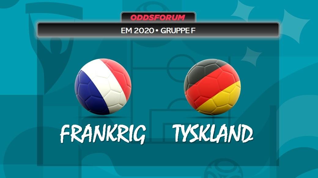 Frankrig Tyskland Optakt Gruppe F Kamp Ved Em 2020 I Fodbold