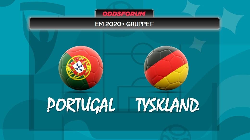 Portugal vs Tyskland ved EM 2020 i fodbold