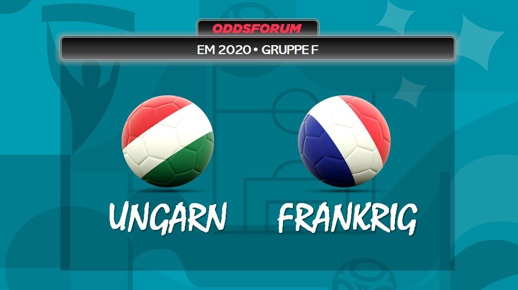 Ungarn vs Frankrig ved EM 2020 i fodbold