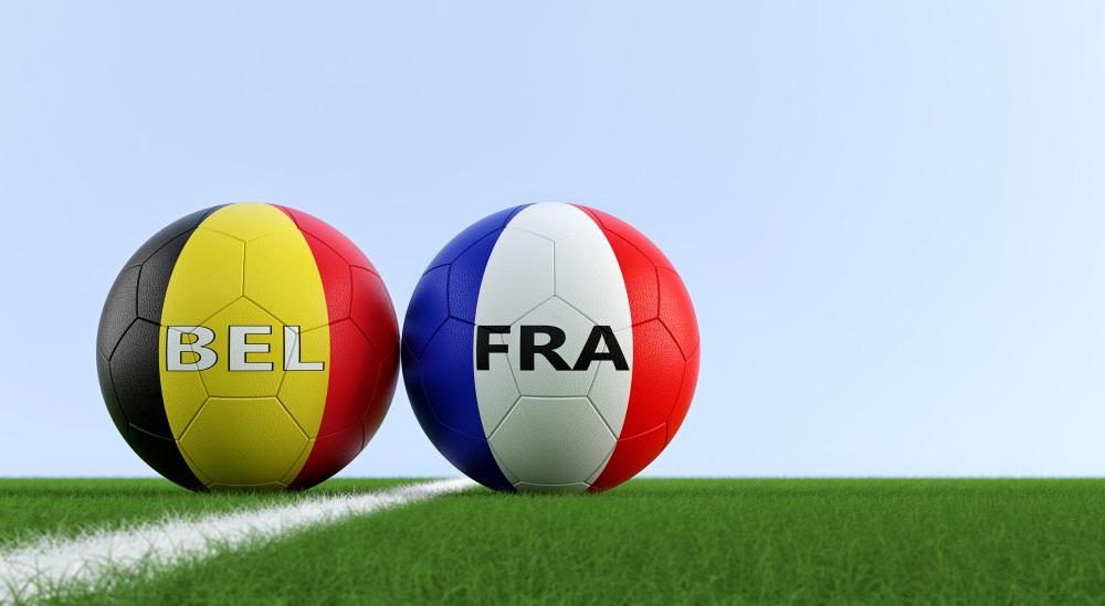 Belgien - Frankrig fodbold