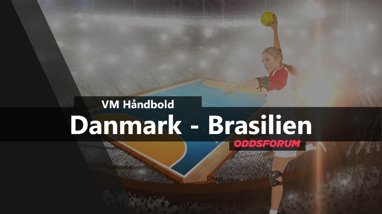 Danmark vs Brasilien ved VM 2021 i Damehåndbold