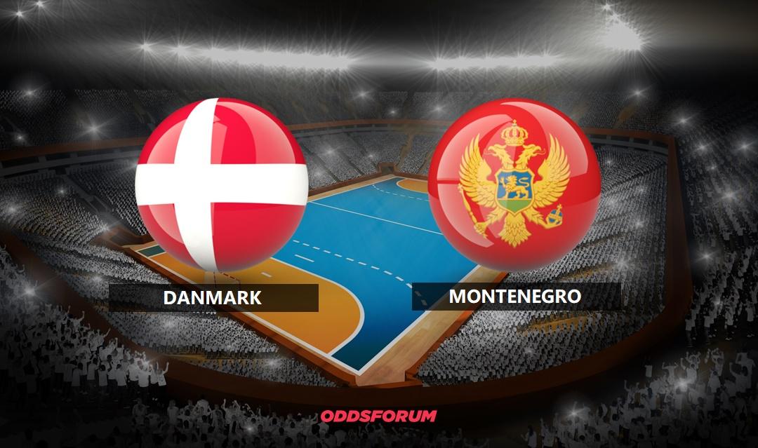 Danmark vs Montenegro ved EM i Herrehåndbold