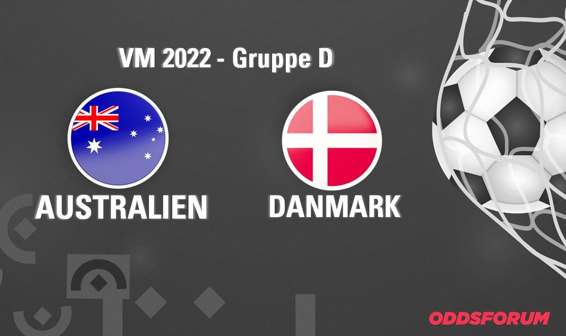 Australien - Danmark ved fodbold VM 2022