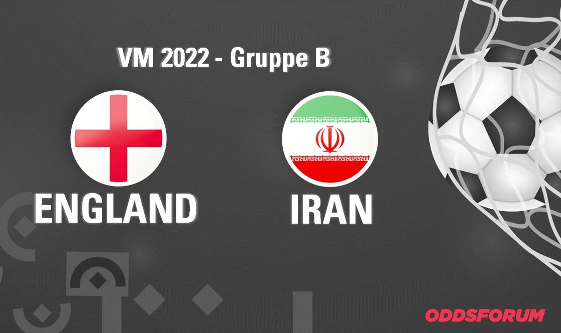 England - Iran ved fodbold VM 2022