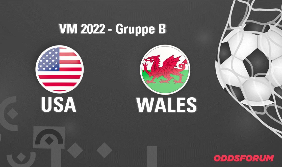 USA - Wales ved fodbold VM 2022