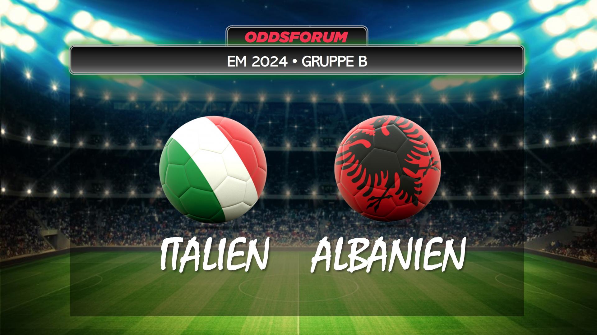 EM 2024 i fodbold. Italien mod Albanien