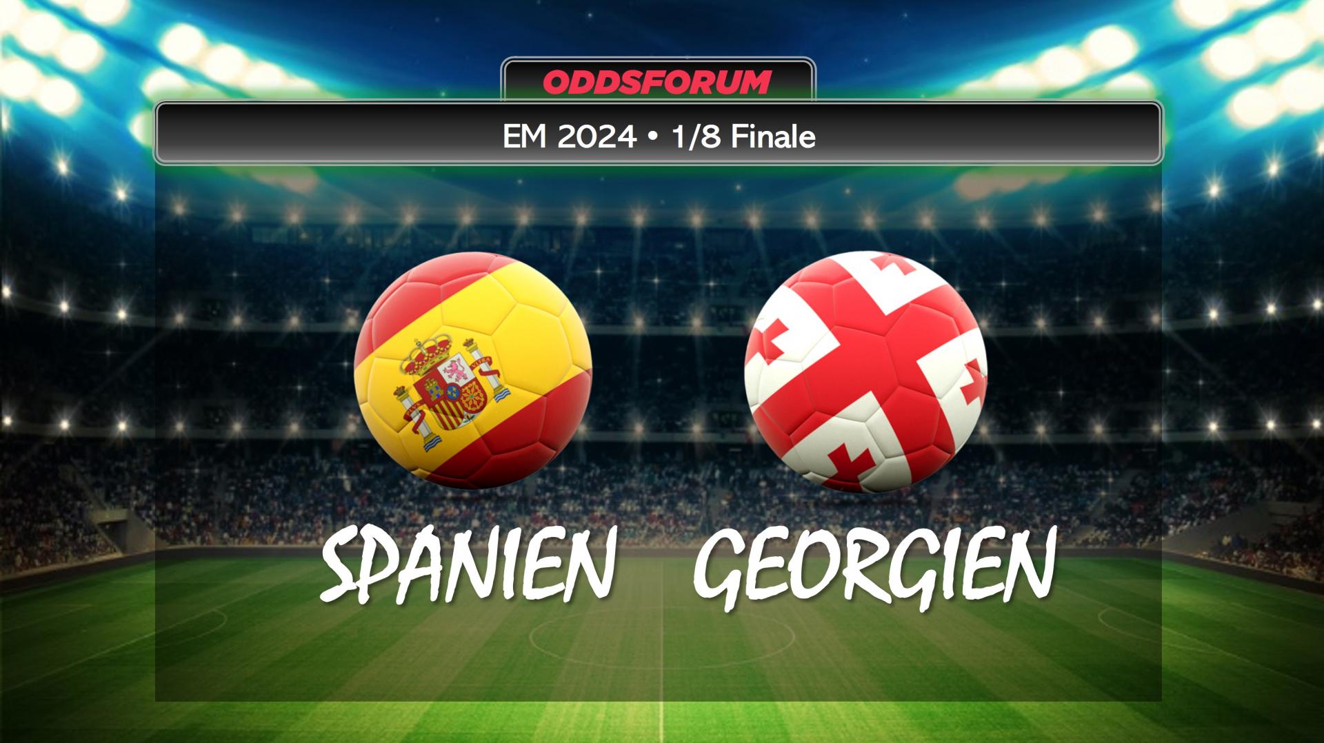 EM 2024 i fodbold. Spanien mod Georgien