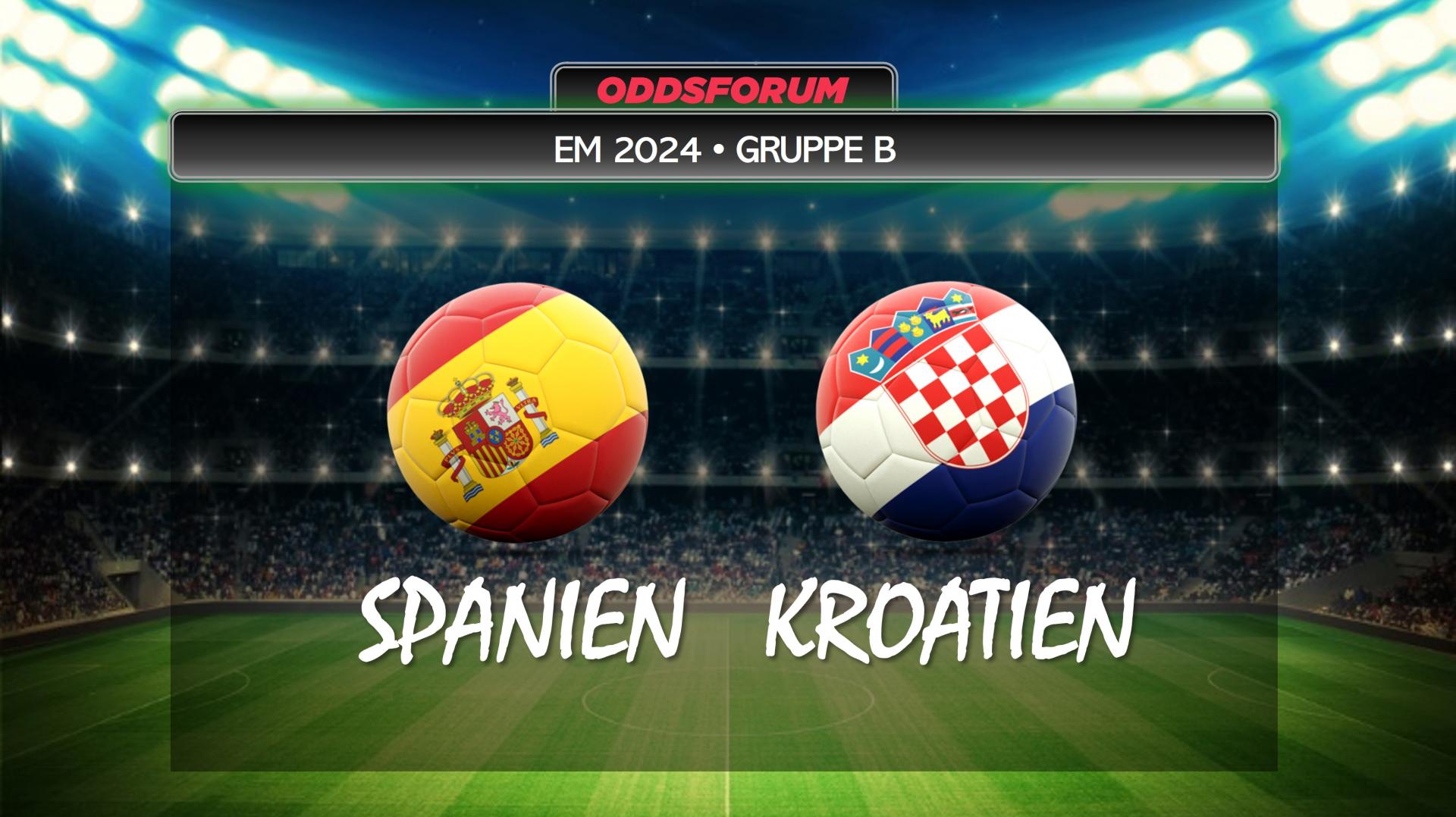 EM 2024 i fodbold. Spanien mod Kroatien