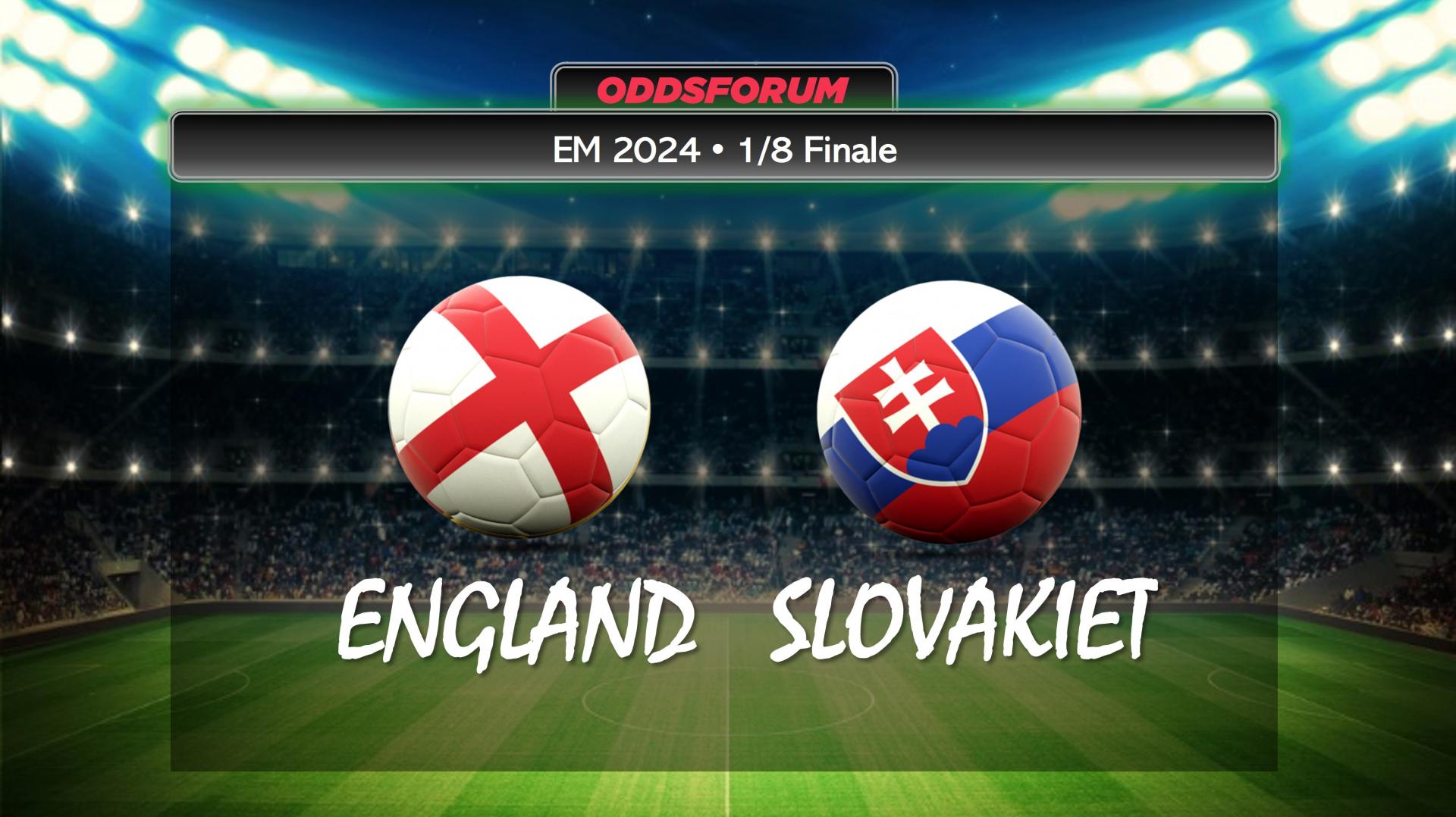 EM 2024 i fodbold. England mod Slovakiet
