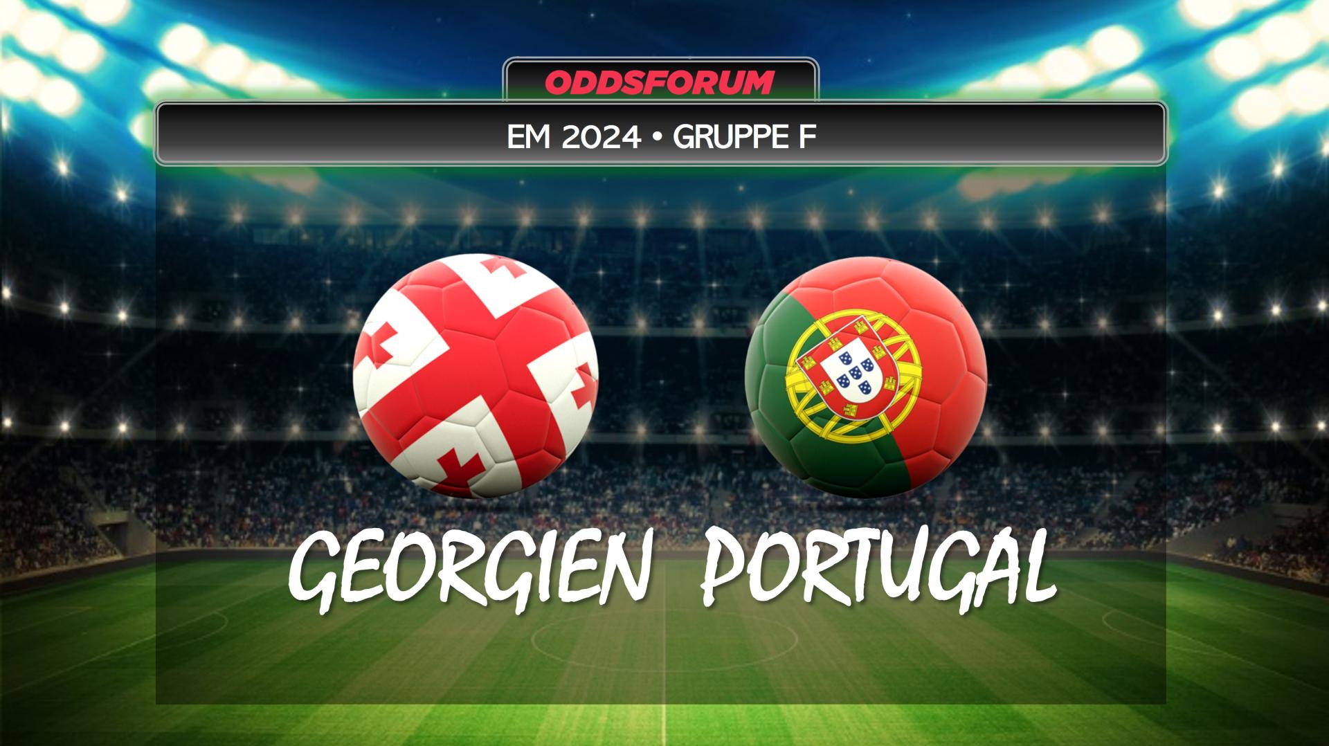 EM 2024 i fodbold. Georgien mod Portugal