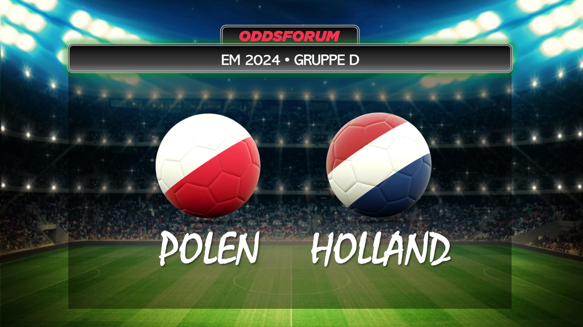 EM 2024 i fodbold. Polen mod Holland