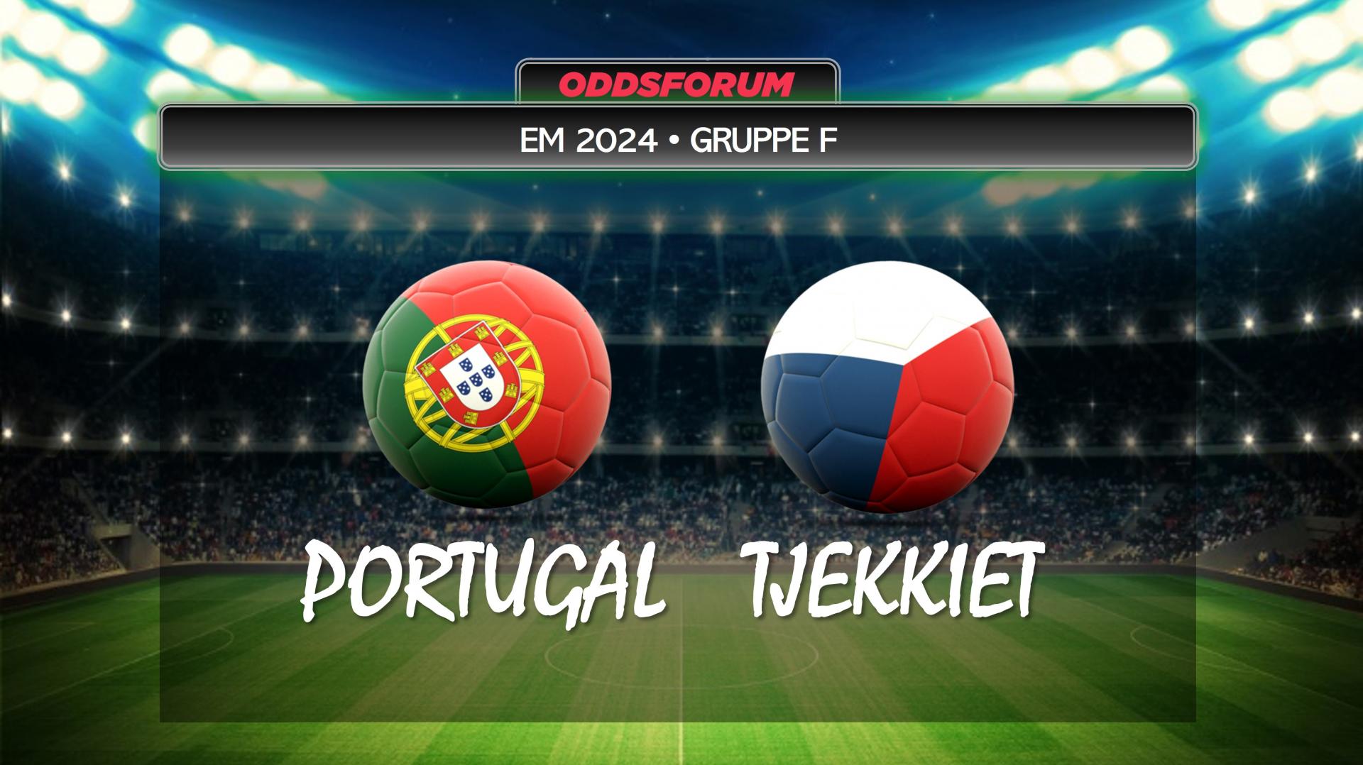 EM 2024 i fodbold. Portugal mod Tjekkiet