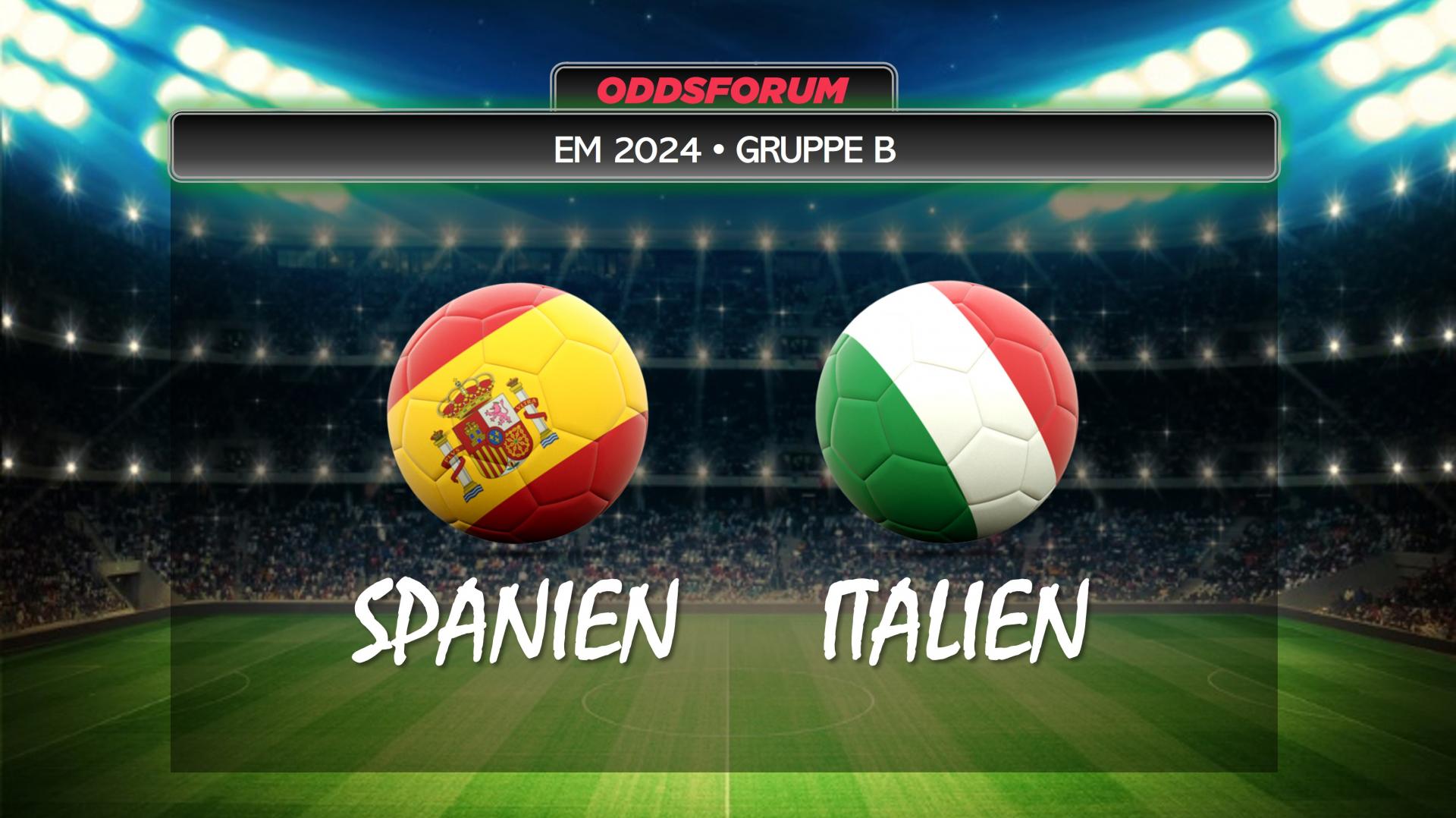 EM 2024 i fodbold. Spanien mod Italien