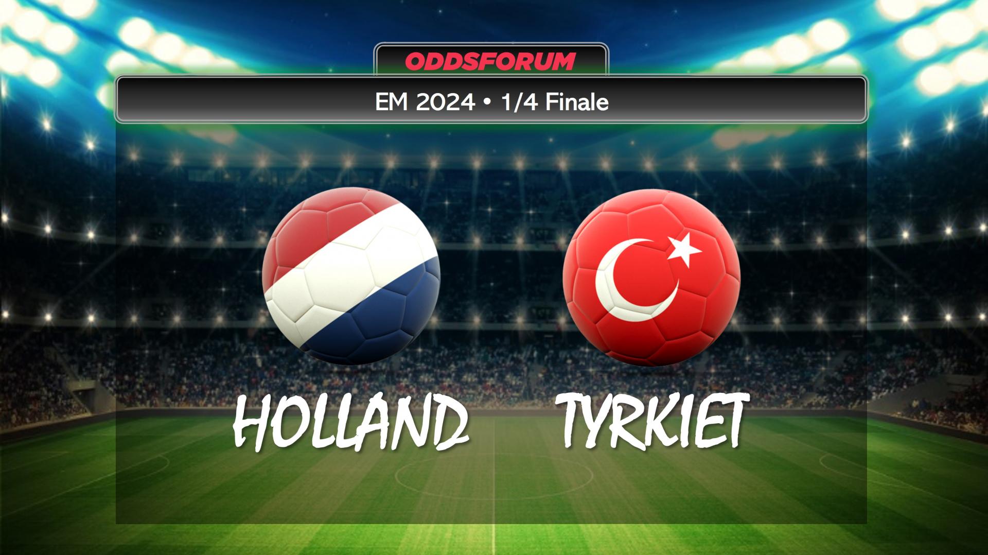 EM 2024 i fodbold. Holland mod Tyrkiet