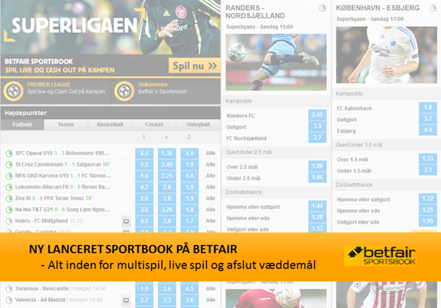 Ny Betfair Bookmaker - Nye bonusser med bonuskode