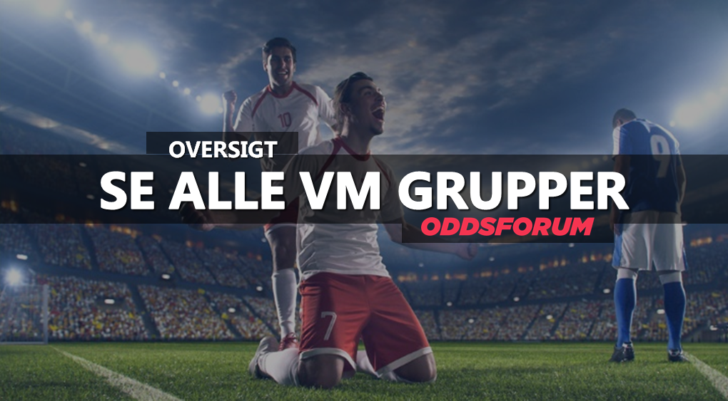 Grupper VM fodbold 2018: Se puljerne i gruppespillet