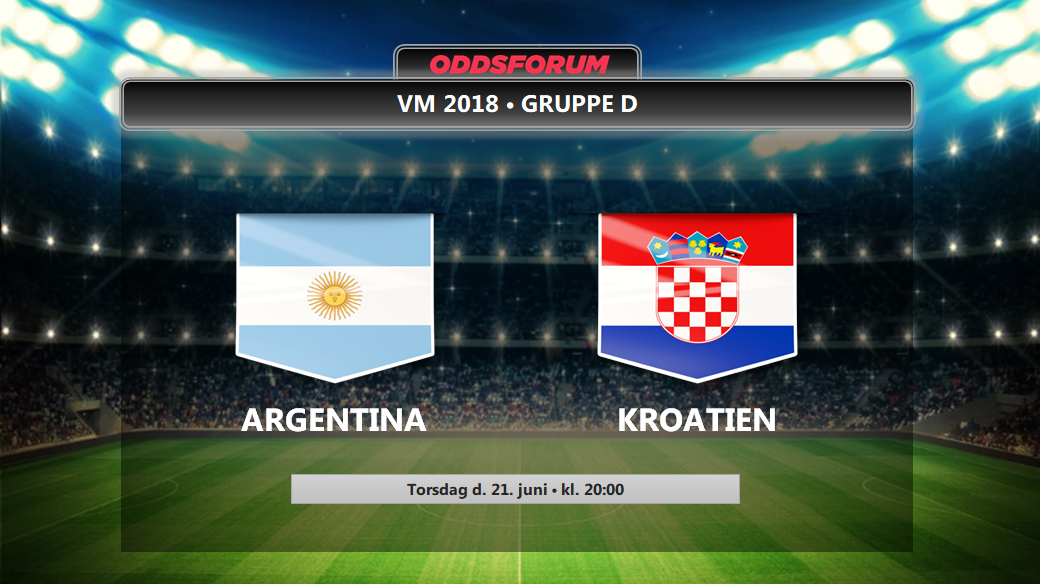 Argentina - Kroatien odds: Optakt med oddsforslag, startopstillinger og livestream