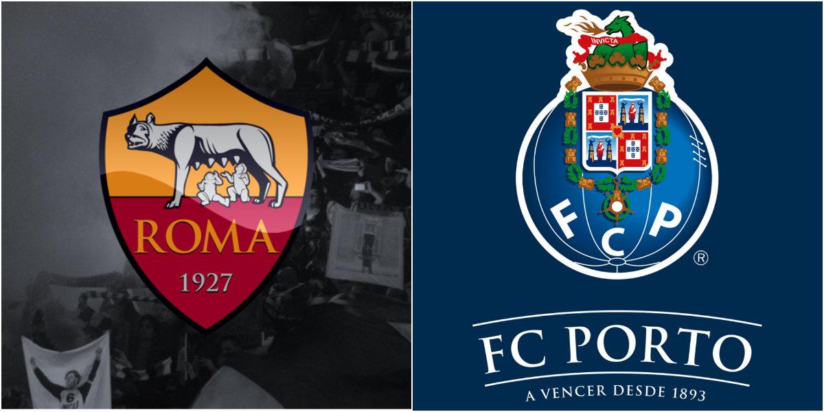 Roma - Porto - Begge hold kommer på tavlen