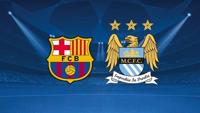 Barcelona og Manchester City i underholdende topopgør