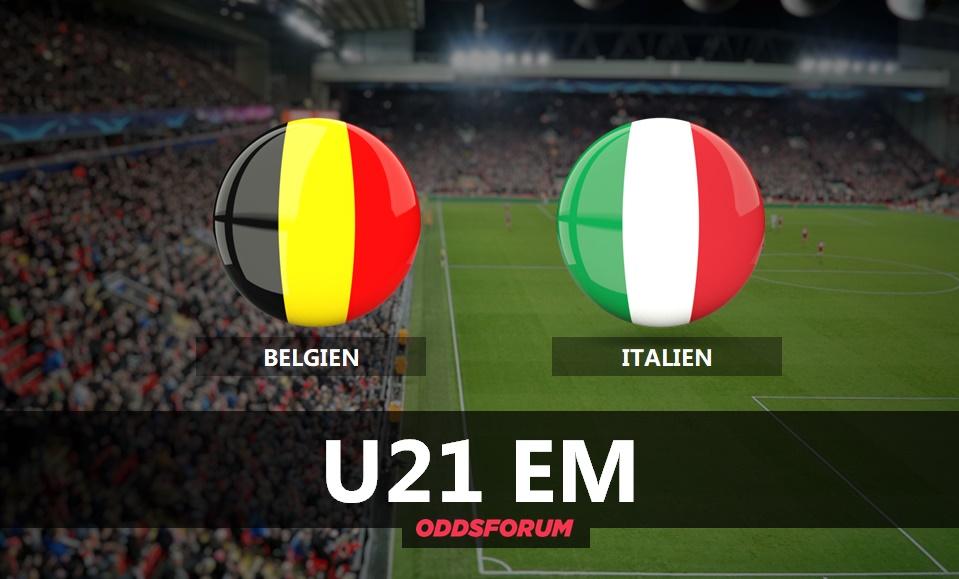 Belgien U21 - Italien U21 EM: Odds og Spilforslag