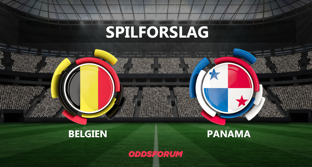 Belgien - Panama Spilforslag: Belgien overfor pligtsejr mod Panama