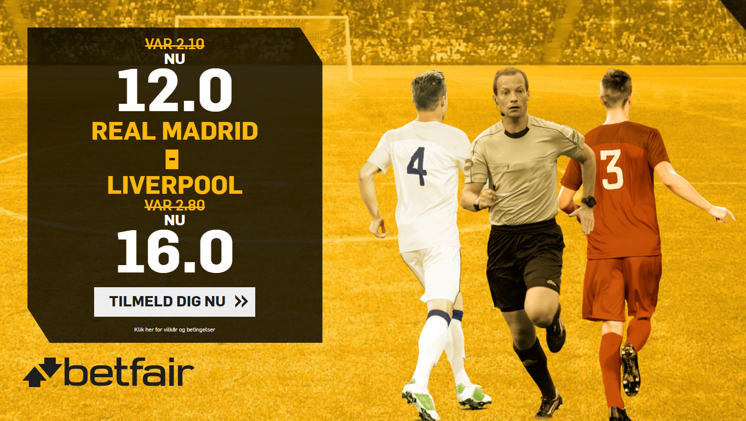 Champions League: Odds 12.00 på Real Madrid eller odds 16.00 på Liverpool