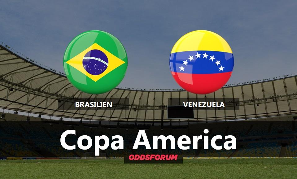 Brasilien - Venezuela: Odds, Spilforslag og Livestream