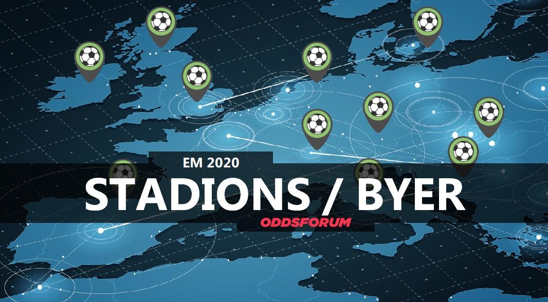 EM 2020 spillesteder: De 12 EM stadions og byer