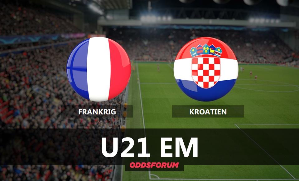 Frankrig U21 - Kroatien U21 EM: Odds og Spilforslag