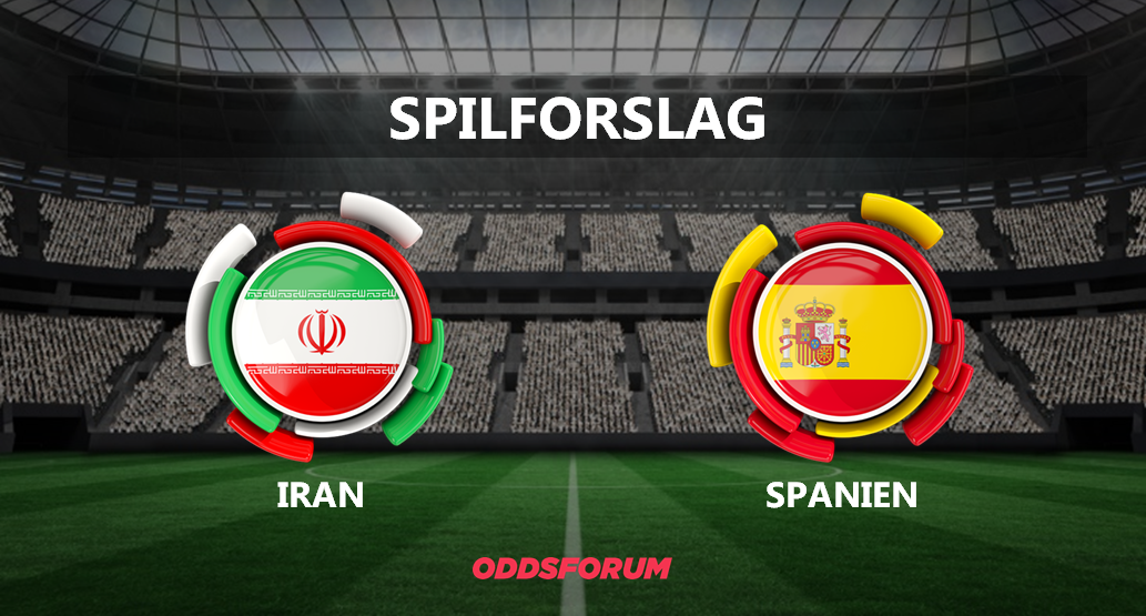 Iran - Spanien Spilforslag: Snæver spansk-sejr over Iran